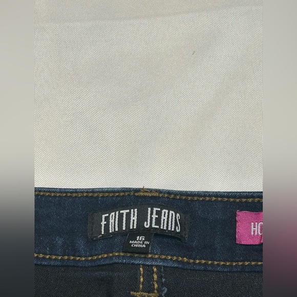 Faith  Dark Blue Women's Jeans - Picture 2 of 9